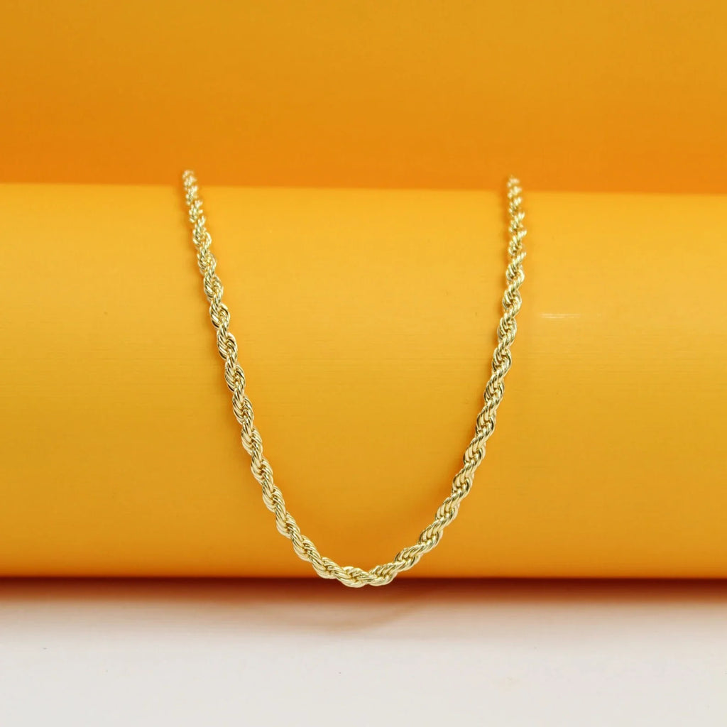 3mm Rope Chain Bracelet With Round Cap (F233)(I12)-2