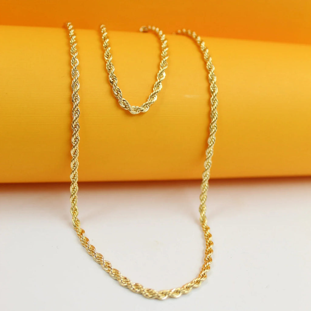 3mm Rope Chain Bracelet With Round Cap (F233)(I12)-1