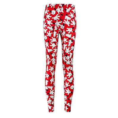 Active Women Minnie Mickey Yoga Gym Leggings Athletic Women Sport Clothing-1